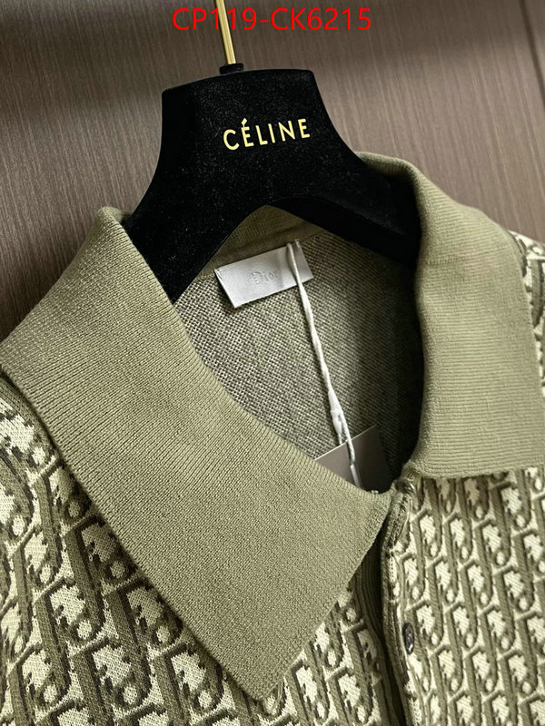 Clothing-Dior luxury fashion replica designers ID: CK6215 $: 119USD