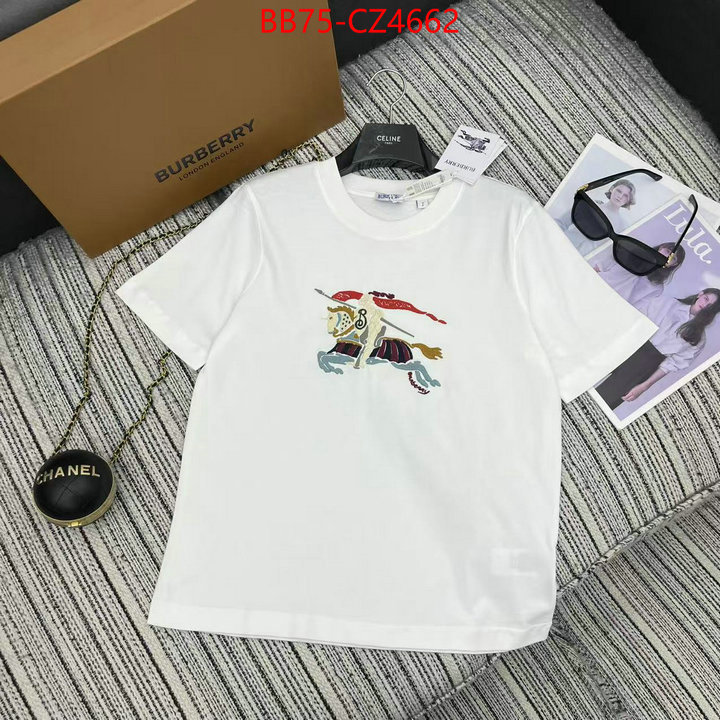 Clothing-Burberry top perfect fake ID: CZ4662 $: 75USD