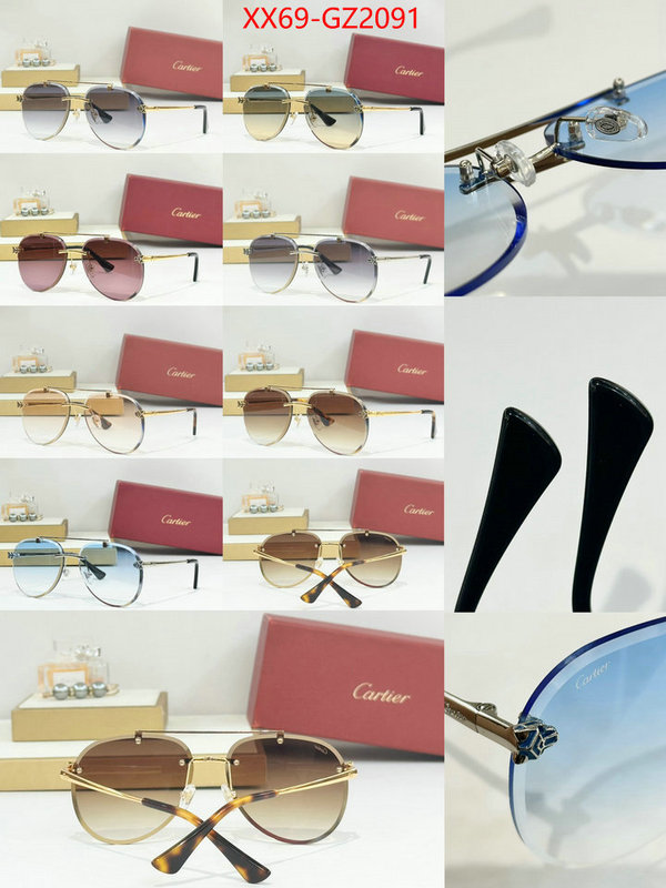 Glasses-Cartier first copy ID: GZ2091 $: 69USD