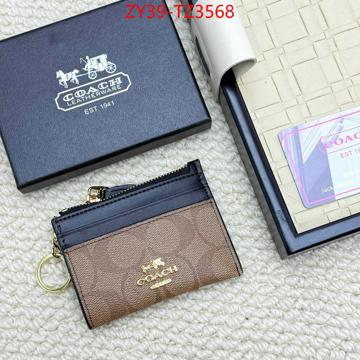 Coach Bags(4A)-Wallet high quality replica ID: TZ3568 $: 39USD,