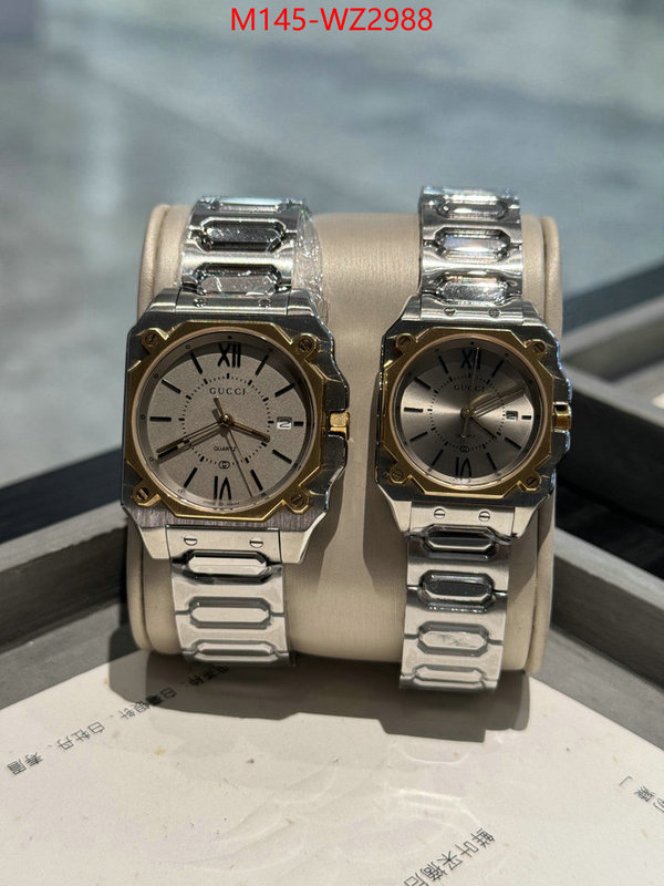 Watch(4A)-Gucci aaaaa+ quality replica ID: WZ2988 $: 145USD