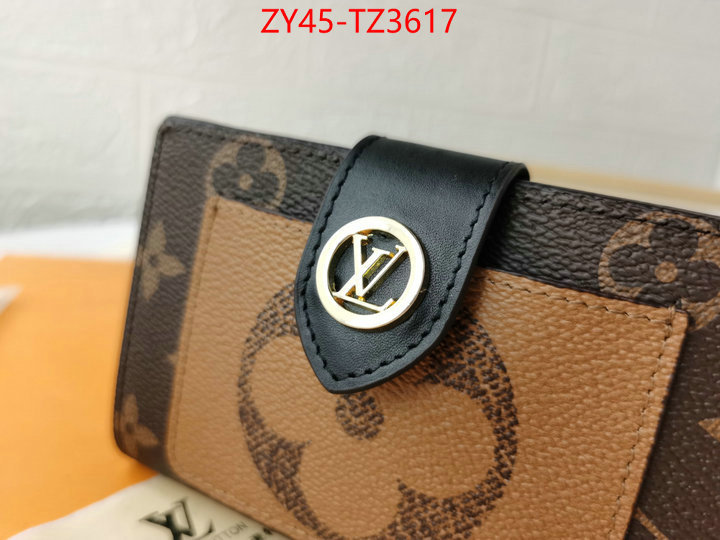 LV Bags(4A)-Wallet designer ID: TZ3617 $: 45USD,