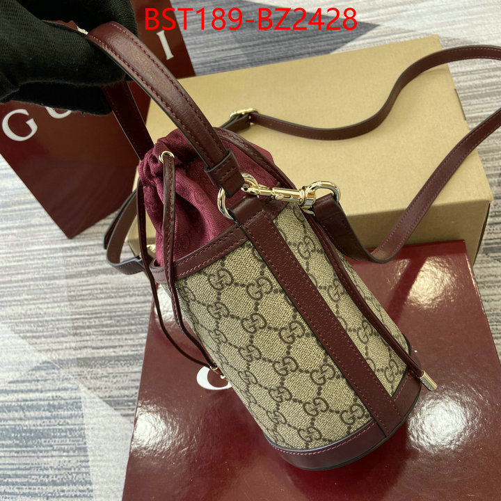 Gucci Bags(TOP)-Bucket bag- the highest quality fake ID: BZ2428 $: 189USD,
