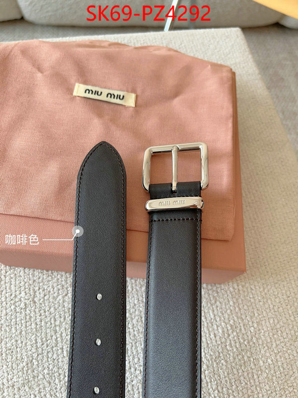 Belts-MIU MIU buy aaaaa cheap ID: PZ4292 $: 69USD