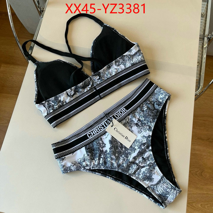 Swimsuit-Dior replica for cheap ID: YZ3381 $: 45USD