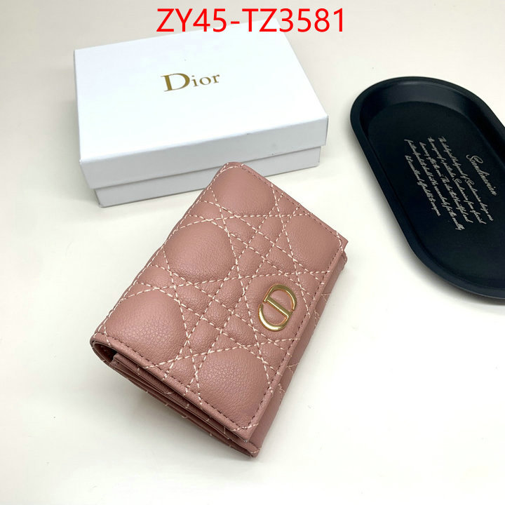 Dior Bags(4A)-Wallet- high quality aaaaa replica ID: TZ3581 $: 45USD,