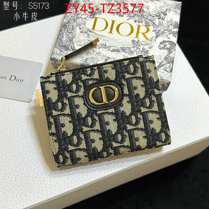 Dior Bags(4A)-Wallet- the highest quality fake ID: TZ3577 $: 45USD,