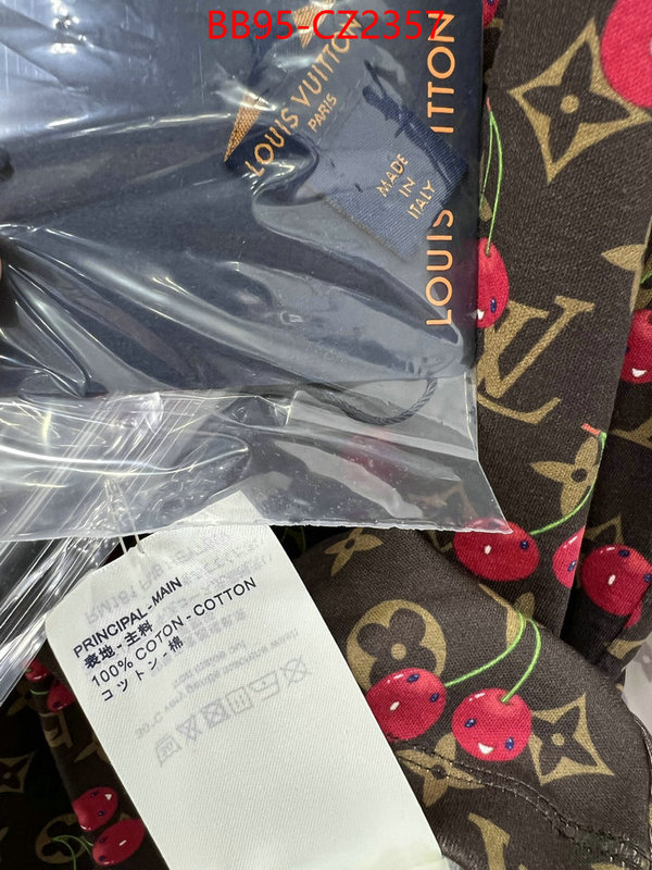Clothing-LV top perfect fake ID: CZ2357 $: 95USD