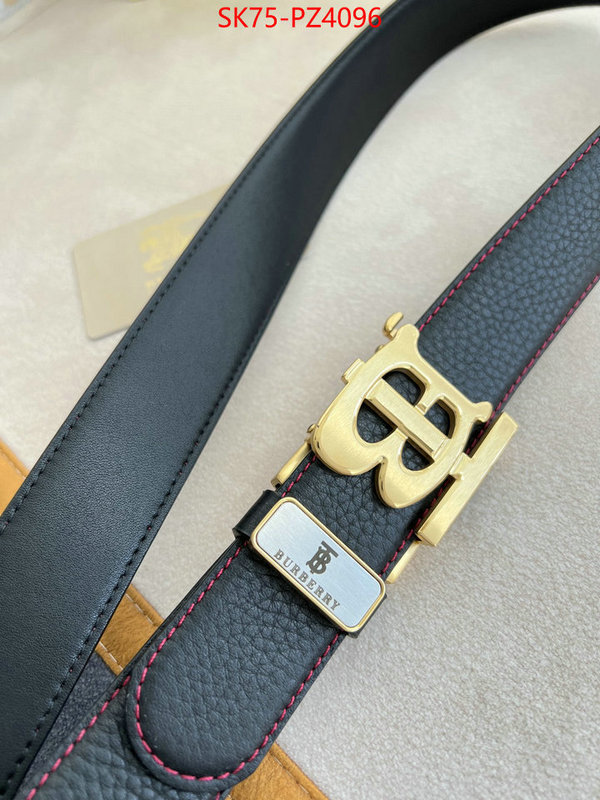 Belts-Burberry luxury cheap ID: PZ4096 $: 75USD