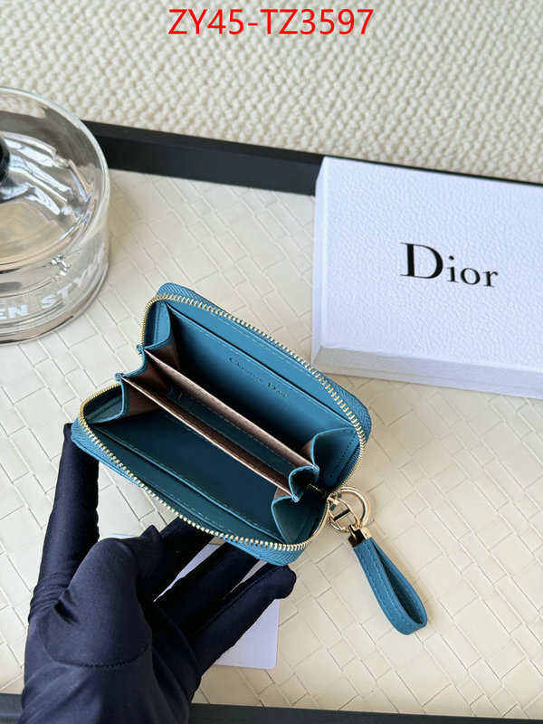 Dior Bags(4A)-Wallet- new designer replica ID: TZ3597 $: 45USD,
