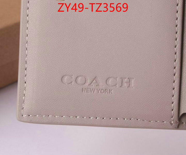 Coach Bags(4A)-Wallet what ID: TZ3569 $: 49USD,
