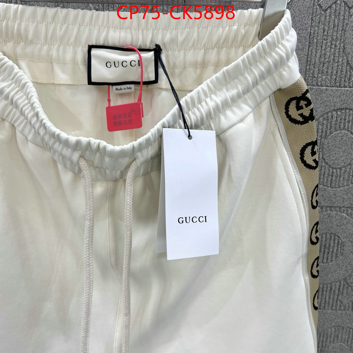 Clothing-Gucci best replica ID: CK5898 $: 75USD