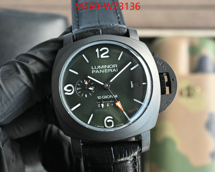 Watch(TOP)-Panerai where can i buy the best quality ID: WZ3136 $: 360USD