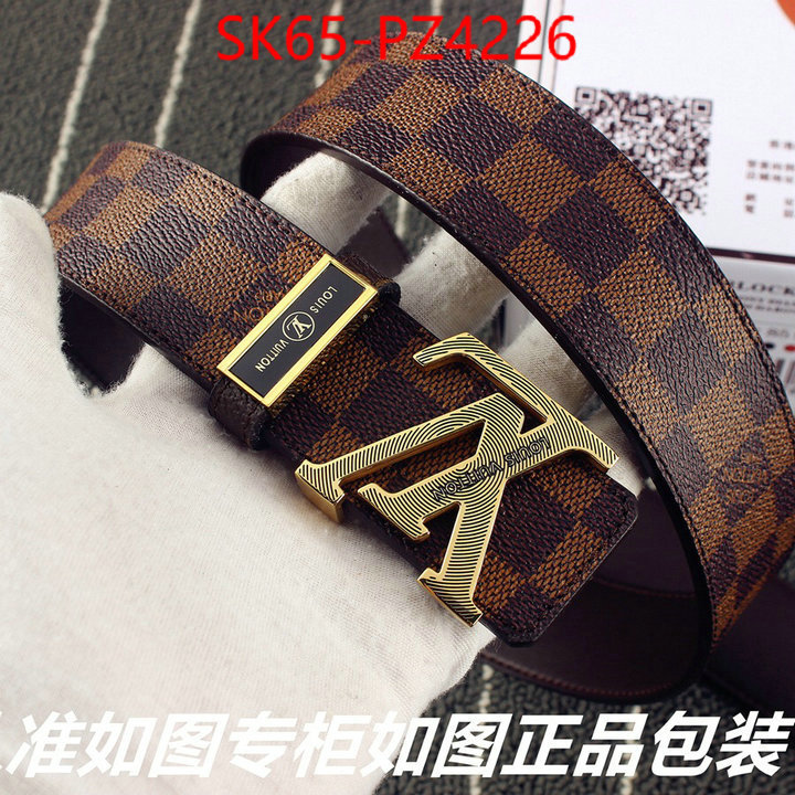 Belts-LV luxury cheap ID: PZ4226 $: 65USD