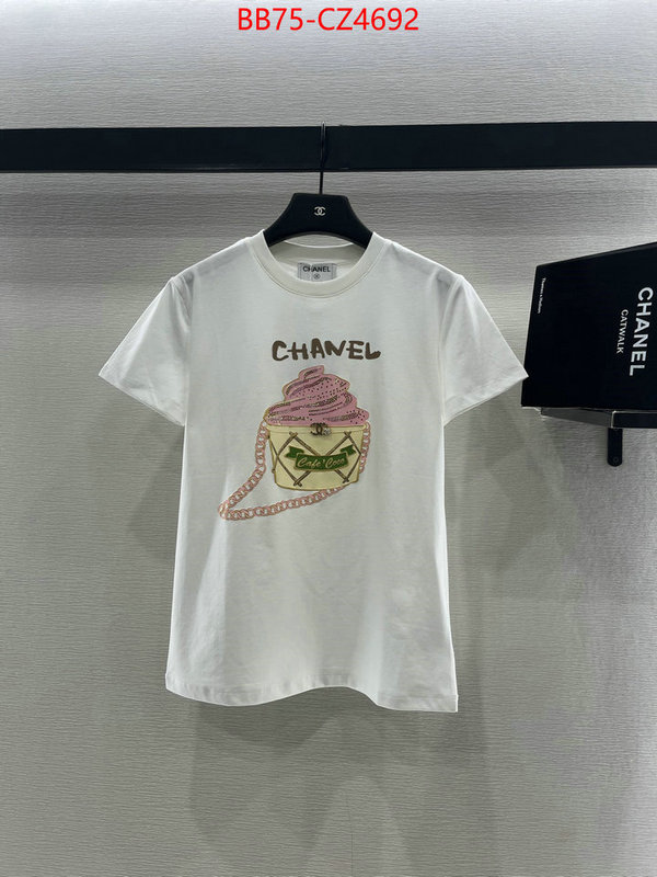 Clothing-Chanel fashion designer ID: CZ4692 $: 75USD