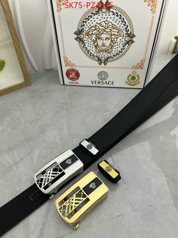 Belts-Versace high quality replica designer ID: PZ4335 $: 75USD