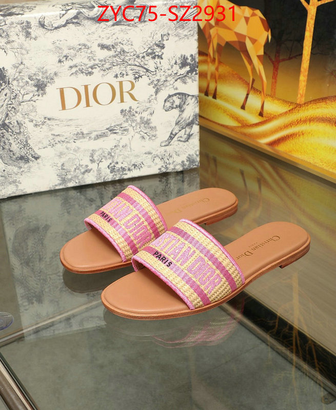 Women Shoes-Dior styles & where to buy ID: SZ2931 $: 75USD