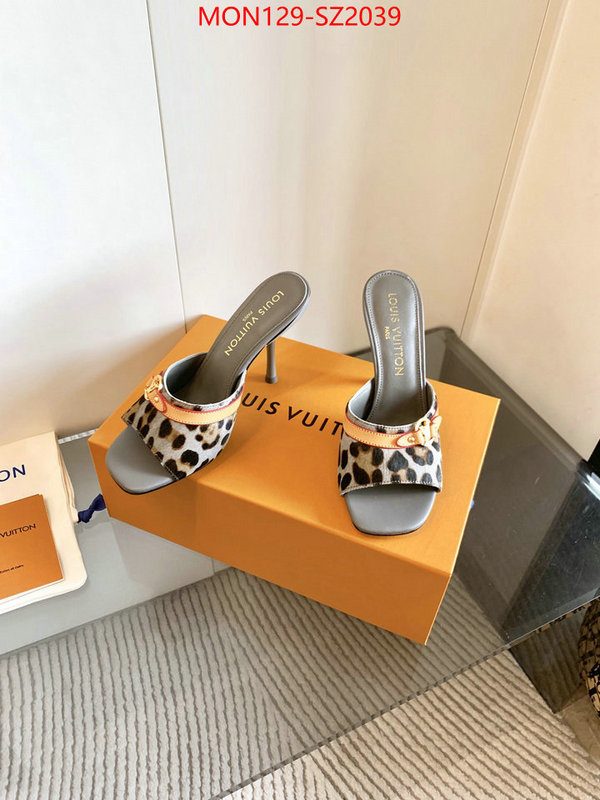 Women Shoes-LV luxury fake ID: SZ2039 $: 129USD