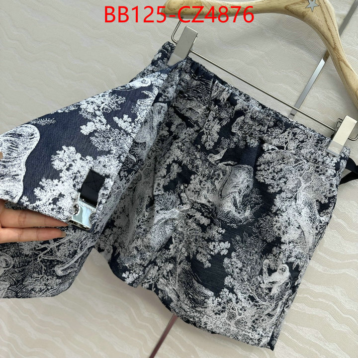 Clothing-Dior customize the best replica ID: CZ4876 $: 125USD