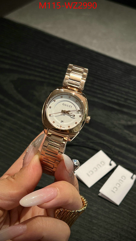 Watch(4A)-Gucci what 1:1 replica ID: WZ2990 $: 115USD