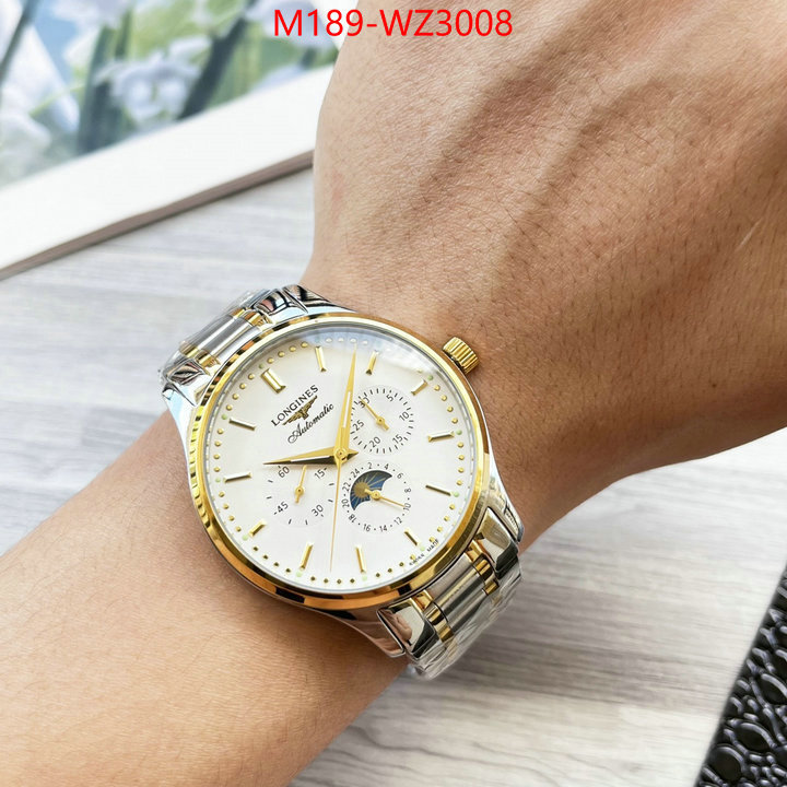 Watch(4A)-Longines the quality replica ID: WZ3008 $: 189USD-shoes yupoo Watch(4A)-Longines the quality replica ID: WZ3008 $: 189USD