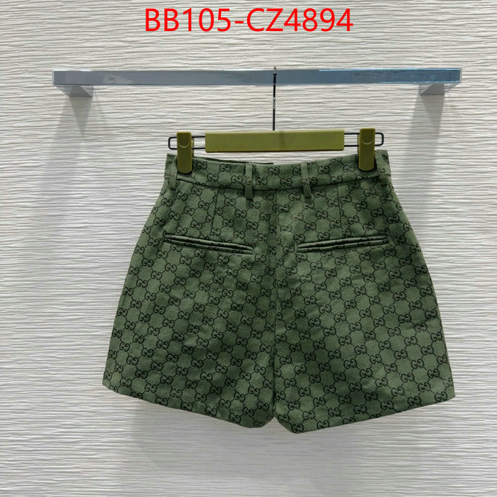 Clothing-Gucci replica designer ID: CZ4894 $: 105USD