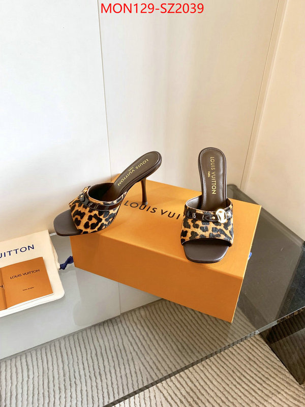Women Shoes-LV luxury fake ID: SZ2039 $: 129USD
