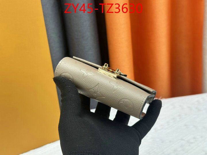 LV Bags(4A)-Wallet where to buy replicas ID: TZ3630 $: 45USD,