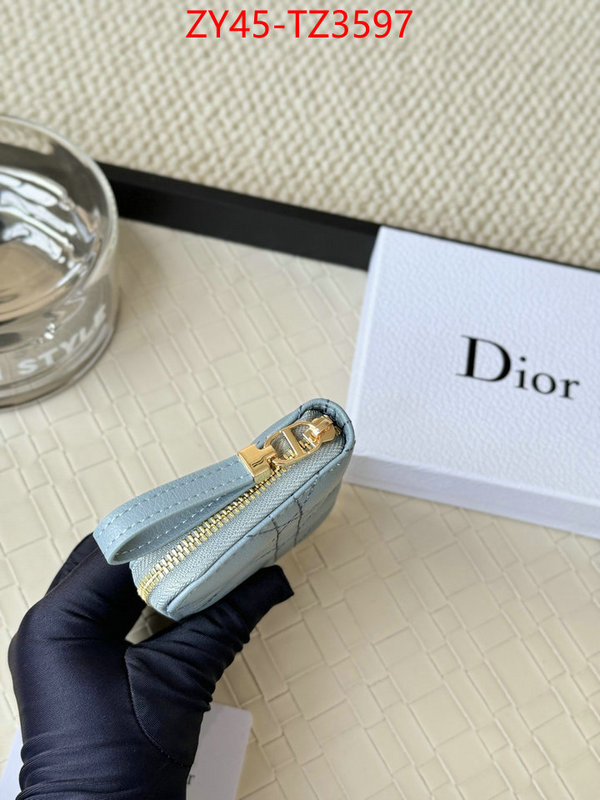Dior Bags(4A)-Wallet- new designer replica ID: TZ3597 $: 45USD,