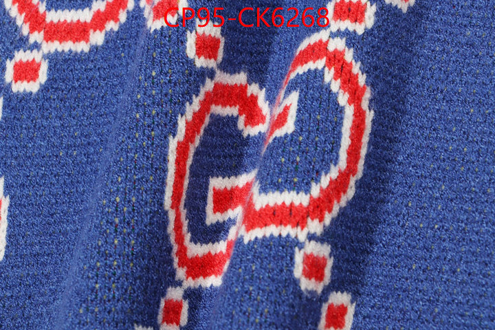 Clothing-Gucci shop designer replica ID: CK6268 $: 95USD