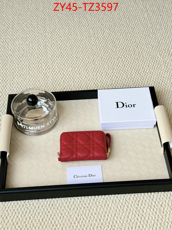 Dior Bags(4A)-Wallet- new designer replica ID: TZ3597 $: 45USD,