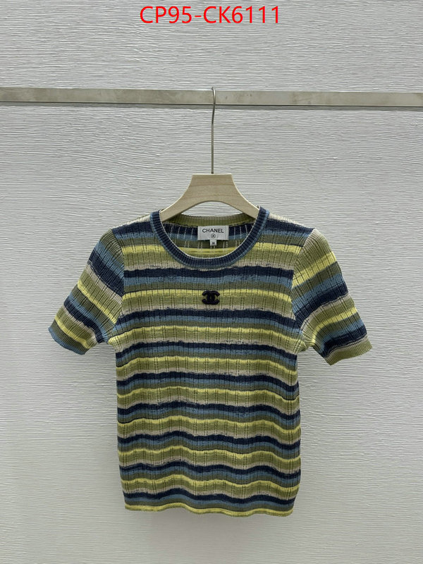 Clothing-Chanel fake aaaaa ID: CK6111 $: 95USD
