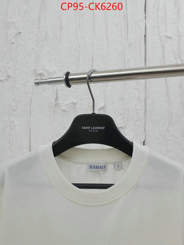 Clothing-Burberry quality replica ID: CK6260 $: 95USD