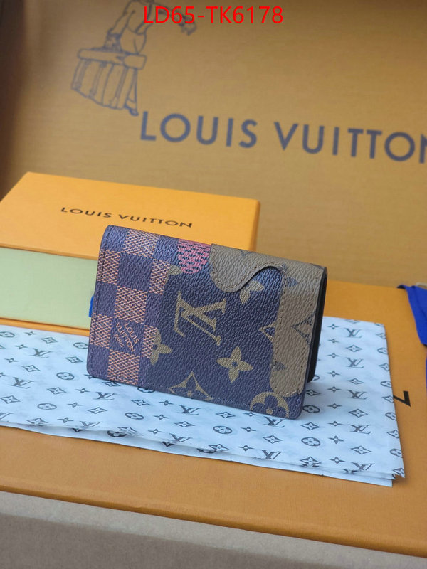 LV Bags(TOP)-Wallet found replica ID: TK6178 $: 65USD,