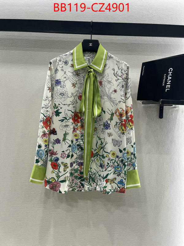 Clothing-Gucci top designer replica ID: CZ4901 $: 119USD