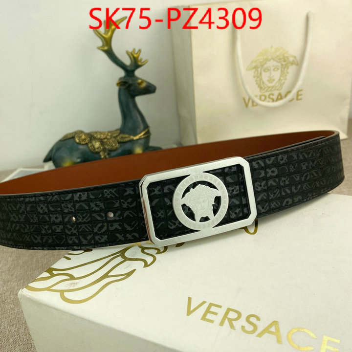Belts-Versace wholesale designer shop ID: PZ4309 $: 75USD