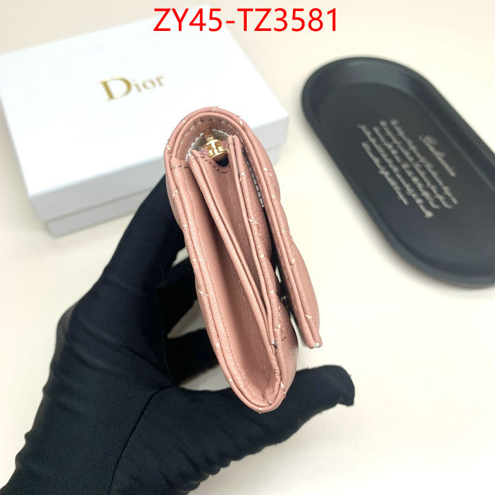 Dior Bags(4A)-Wallet- high quality aaaaa replica ID: TZ3581 $: 45USD,