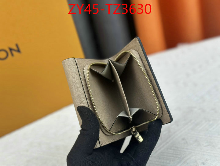 LV Bags(4A)-Wallet where to buy replicas ID: TZ3630 $: 45USD,