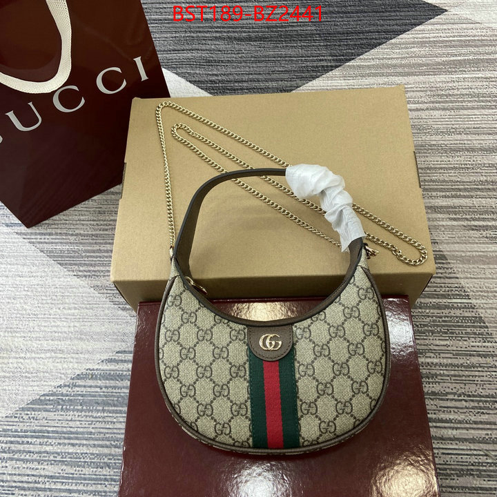 Gucci Bags(TOP)-Crossbody- replica best ID: BZ2441 $: 189USD,