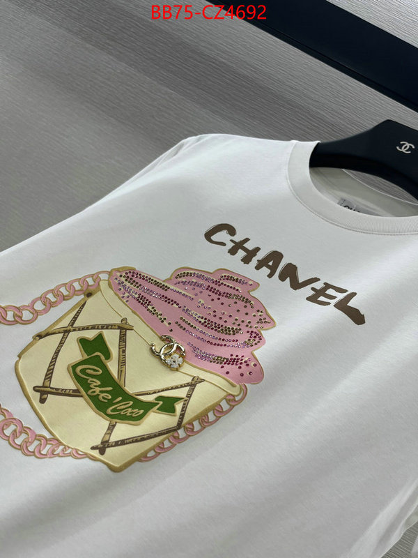 Clothing-Chanel fashion designer ID: CZ4692 $: 75USD