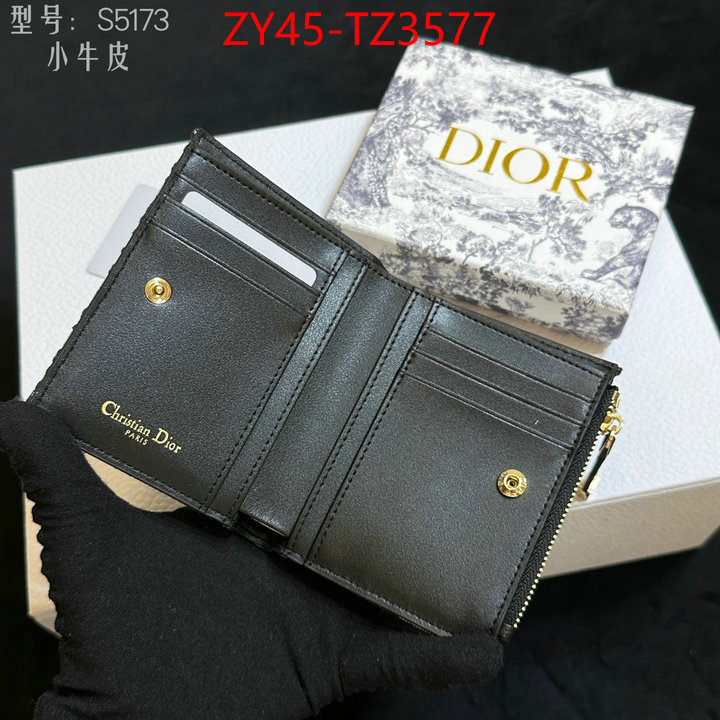 Dior Bags(4A)-Wallet- the highest quality fake ID: TZ3577 $: 45USD,