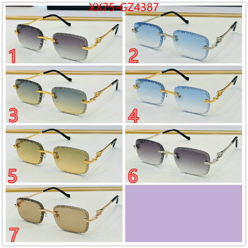 Glasses-Cartier replica aaaaa+ designer ID: GZ4387 $: 75USD