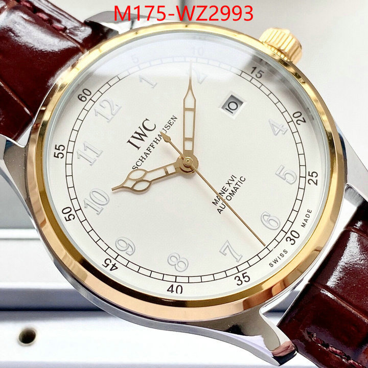 Watch(4A)-IWC best quality fake ID: WZ2993 $: 175USD-shoes yupoo Watch(4A)-IWC best quality fake ID: WZ2993 $: 175USD
