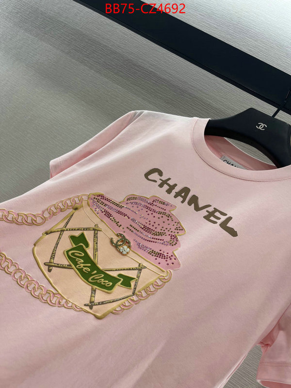 Clothing-Chanel fashion designer ID: CZ4692 $: 75USD
