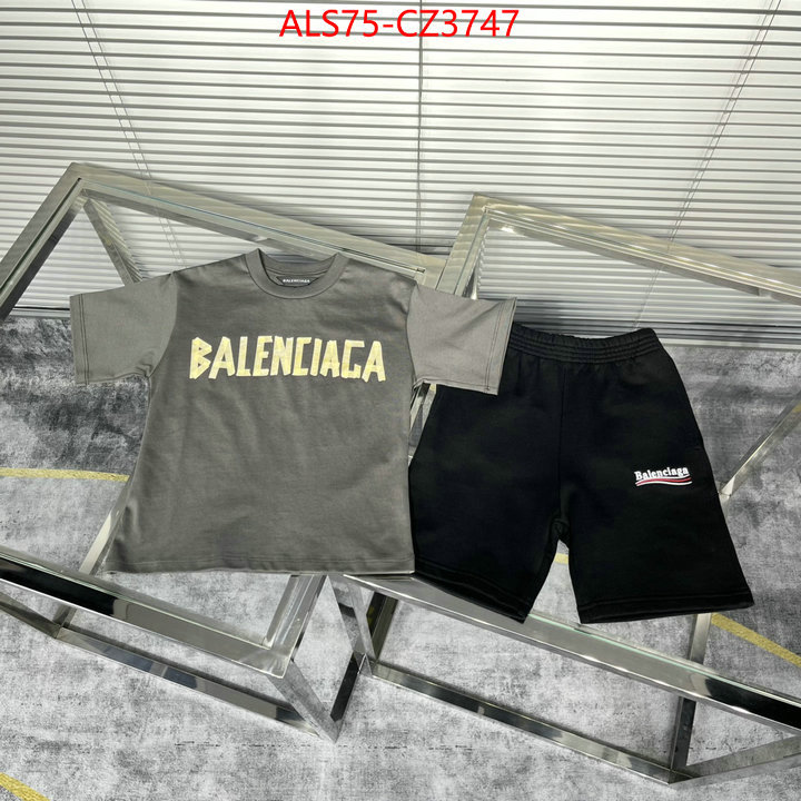 Kids clothing-Balenciaga best quality replica ID: CZ3747 $: 75USD