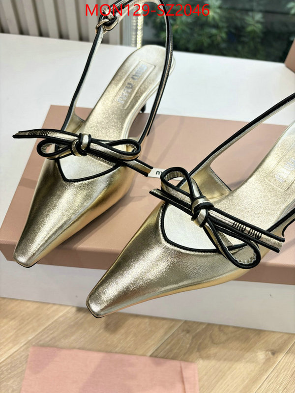 Women Shoes-Miu Miu 1:1 replica ID: SZ2046 $: 129USD
