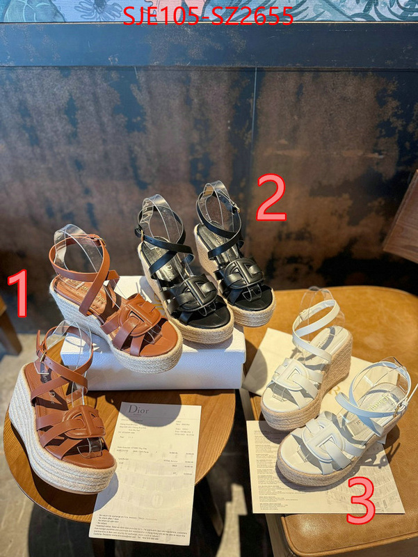 Women Shoes-Dior cheap high quality replica ID: SZ2655 $: 105USD