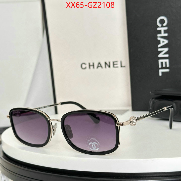 Glasses-Chanel replica 1:1 ID: GZ2108 $: 65USD
