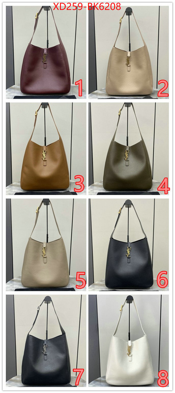 YSL Bags(TOP)-Handbag- best quality designer ID: BK6208 $: 259USD,