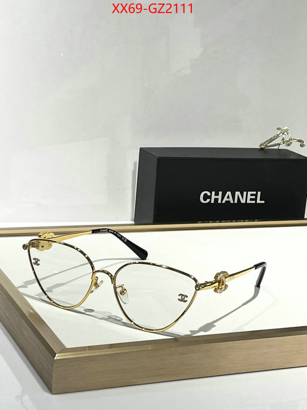 Glasses-Chanel aaaaa+ replica designer ID: GZ2111 $: 69USD